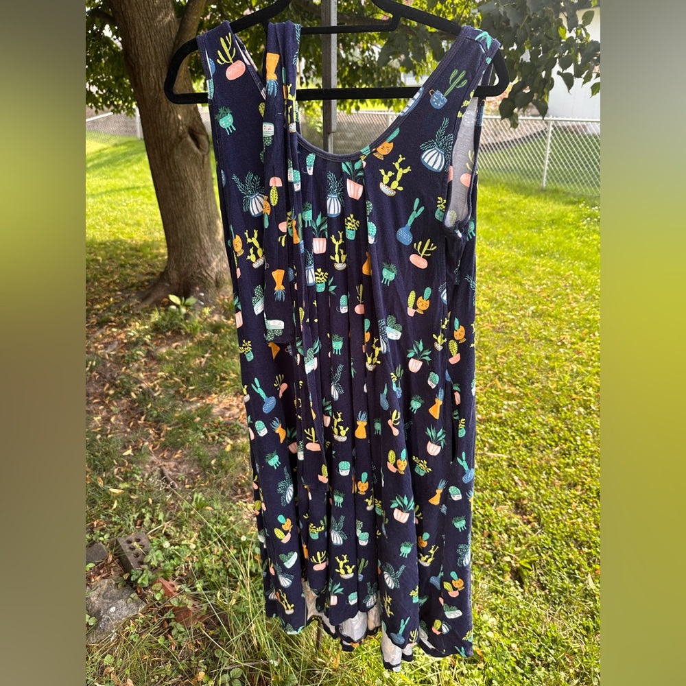 Latched Mama Cactus Print romper